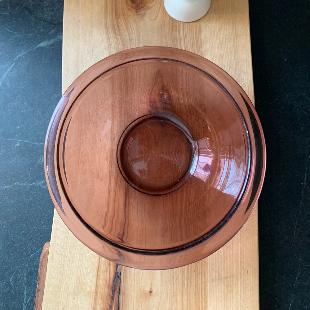 PYREX | Cranberry Glass Mixing Bowl | 322 1 litre - Picture 2 of 9